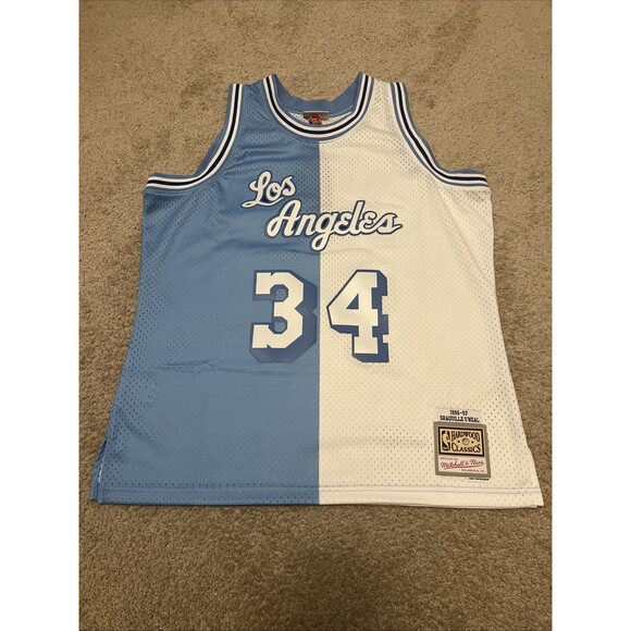 Authentic Mitchell and Ness Shaquille O’neal Los Angeles Lakers Jersey Size XL - Picture 1 of 3